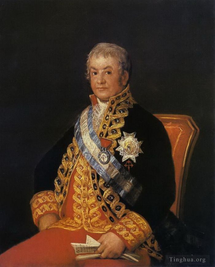 Francisco Goya Oil Painting - Portrait of Jose Antonio