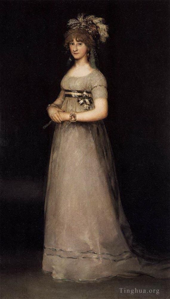 Francisco Goya Oil Painting - Portrait of the Countess of Chincon