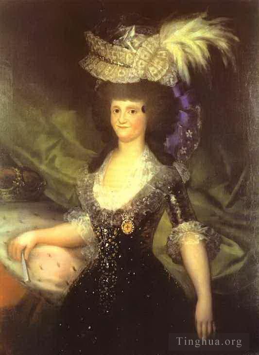 Francisco Goya Oil Painting - Queen Maria Luisa
