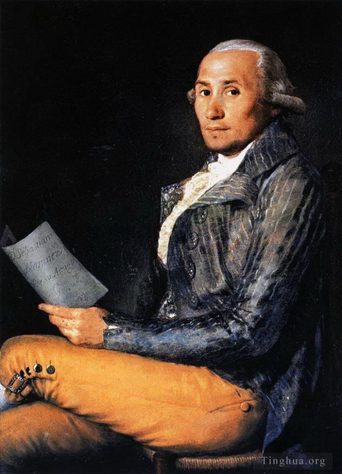 Francisco Goya Oil Painting - Sebastian Martinez