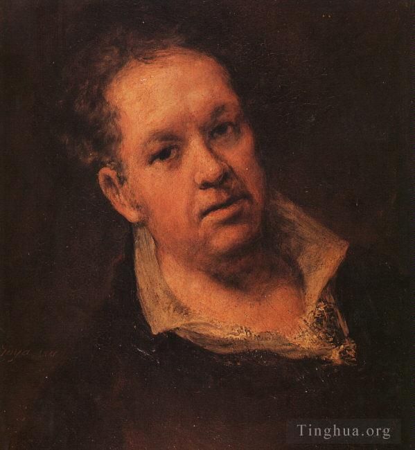 Francisco Goya Oil Painting - Self Portrait2