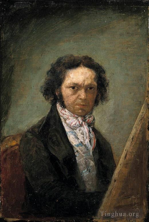 Francisco Goya Oil Painting - Self portrait 2