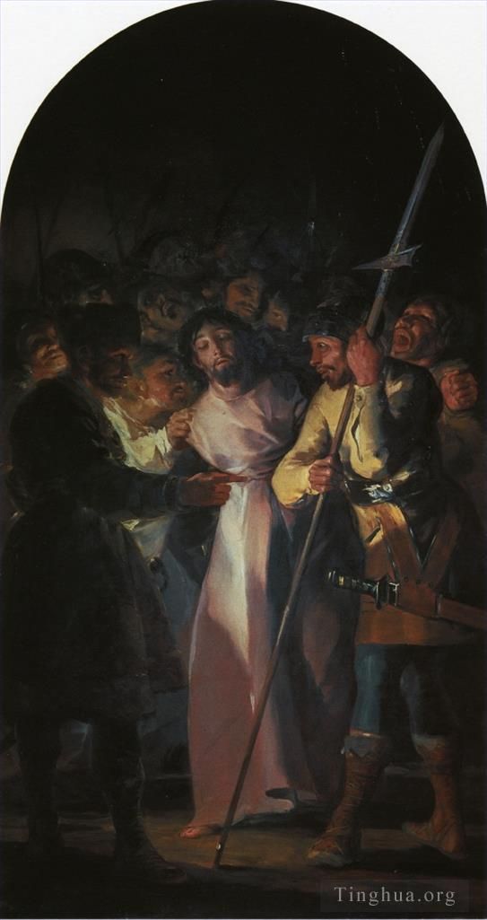 Francisco Goya Oil Painting - The Arrest of Christ