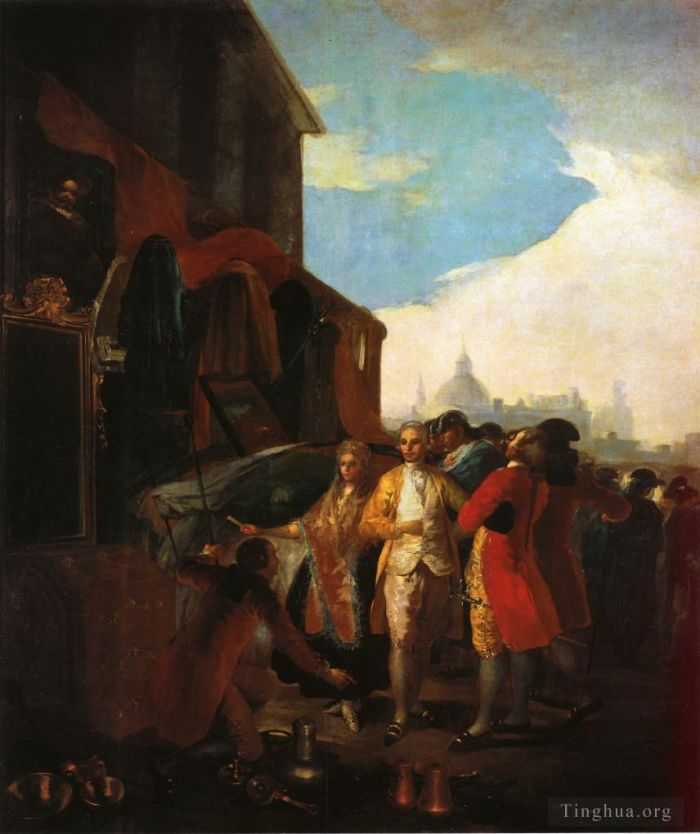 Francisco Goya Oil Painting - The Fair at Madrid