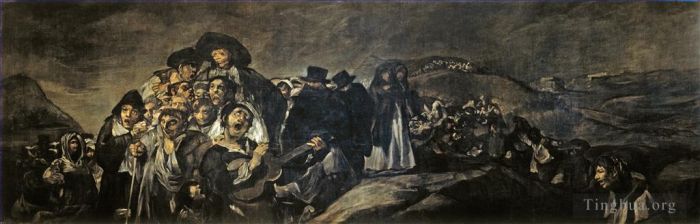 Francisco Goya Oil Painting - The Pilgrimage of San Isidro