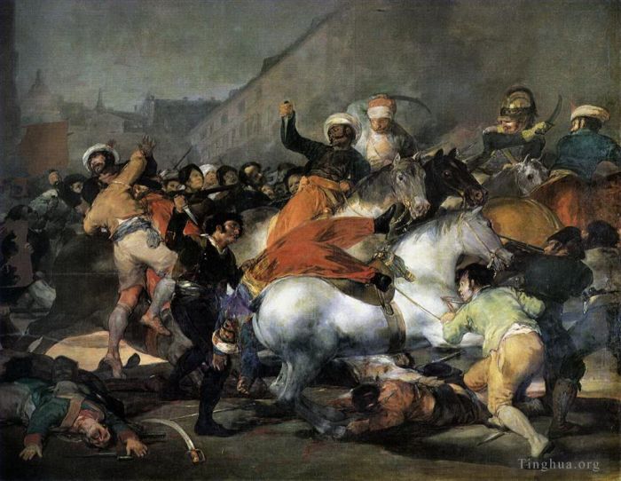Francisco Goya Oil Painting - The Second of May 1808