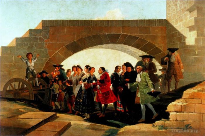 Francisco Goya Oil Painting - The Wedding
