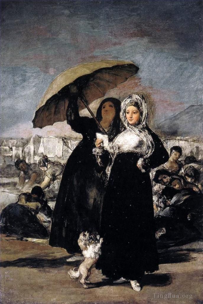 Francisco Goya Oil Painting - Young Woman with a Letter