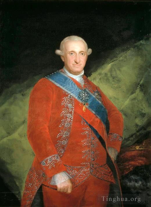 Francisco Goya Oil Painting - Portrait of charle iv of spain