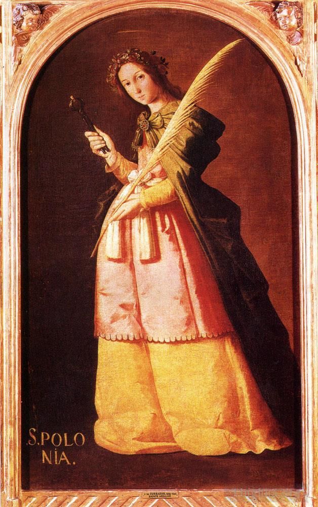 Francisco de Zurbaran Oil Painting - De St Apollonia