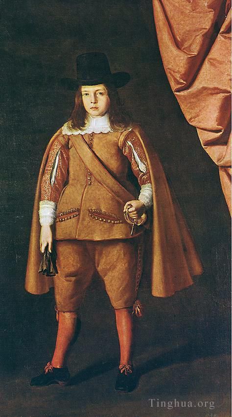 Francisco de Zurbaran Oil Painting - Portrait of the Duke of Medinaceli
