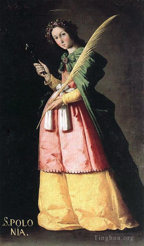 Francisco de Zurbaran Oil Painting - St Apolonia