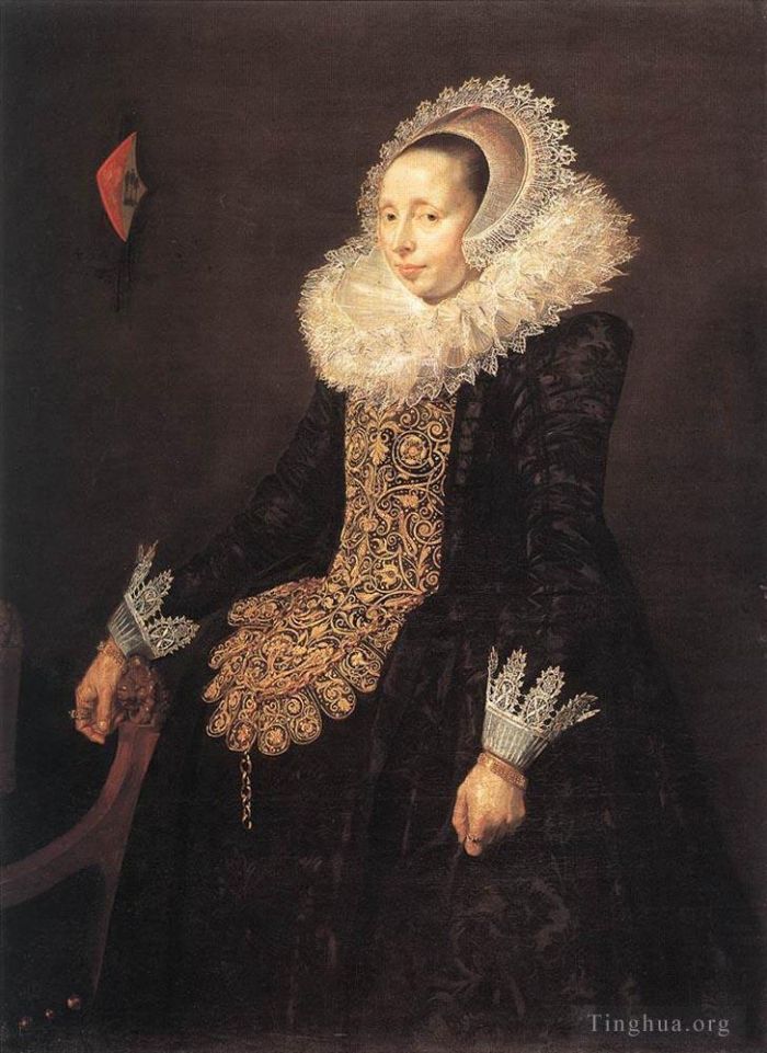 Frans Hals Oil Painting - Catharina Both Van Der Eern