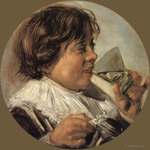 Artist Frans Hals's Work - Drinking Boy