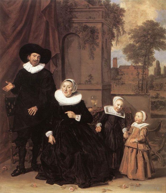 Frans Hals Oil Painting - Family Portrait