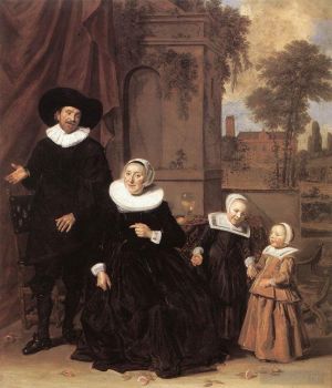 Artist Frans Hals's Work - Family Portrait