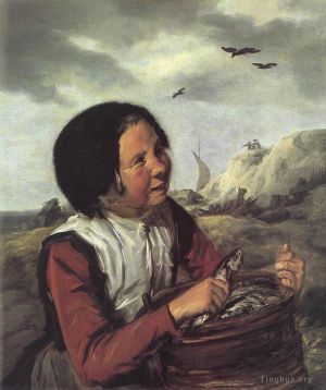 Artist Frans Hals's Work - Fisher Girl
