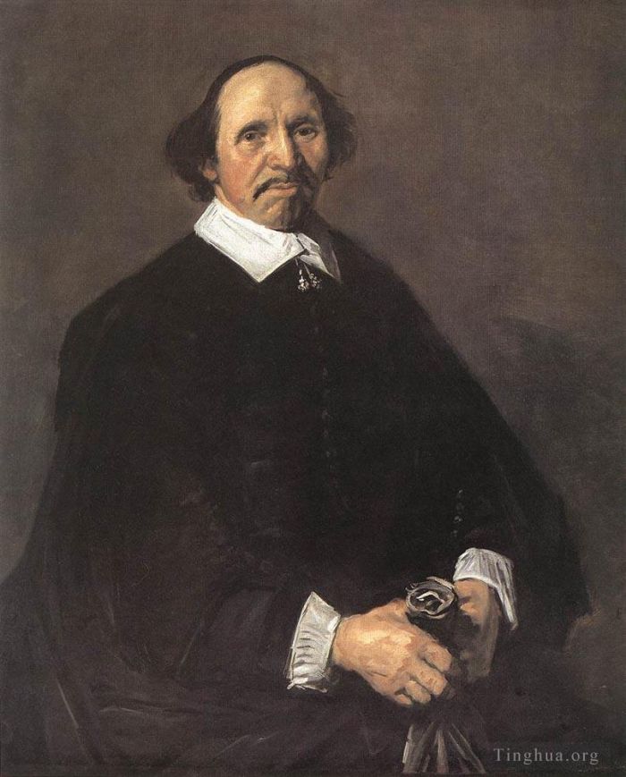 Frans Hals Oil Painting - Portrait Of A Man 1555