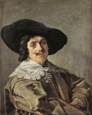 Artist Frans Hals's Work - Portrait Of A Man 1635