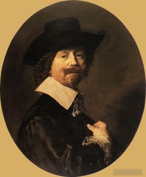 Artist Frans Hals's Work - Portrait Of A Man 1644