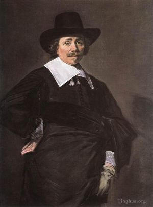 Artist Frans Hals's Work - Portrait Of A Standing Man