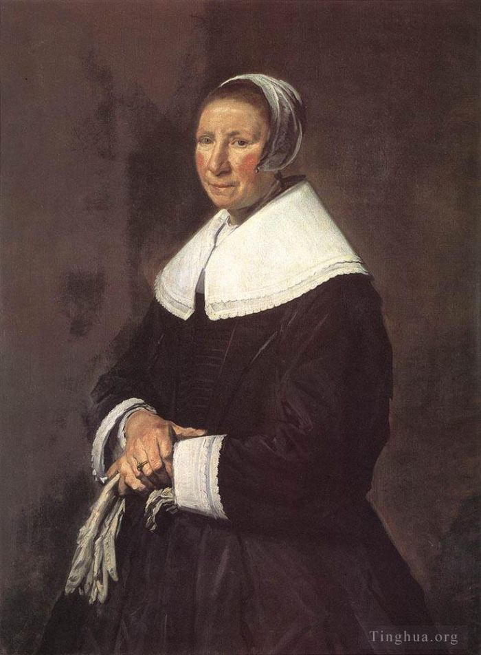 Frans Hals Oil Painting - Portrait Of A Woman 1648