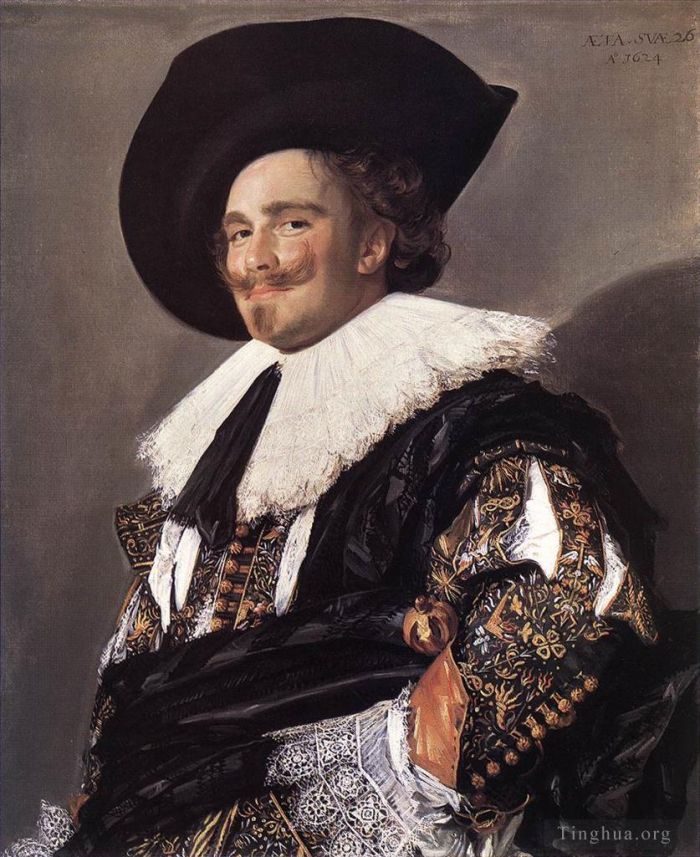 Frans Hals Oil Painting - The Laughing Cavalier