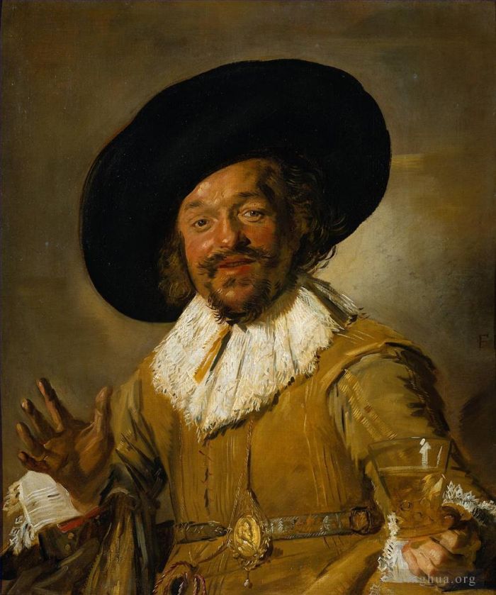 Frans Hals Oil Painting - The Merry Drinker