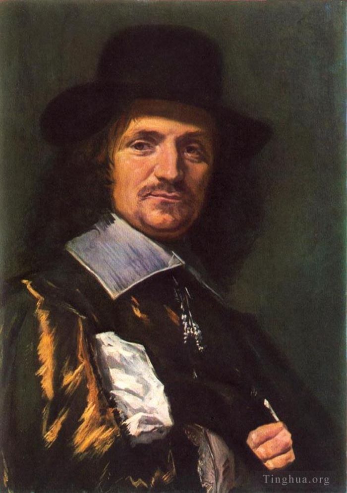 Frans Hals Oil Painting - The Painter Jan Asselyn