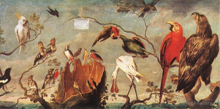 Frans Snyders Oil Painting - Concert Of Birds