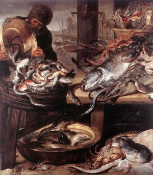 Artist Frans Snyders's Work - The Fishmonger