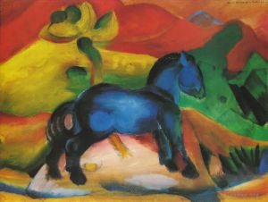 Artist Franz Marc's Work - Dasblaue Pferdchen