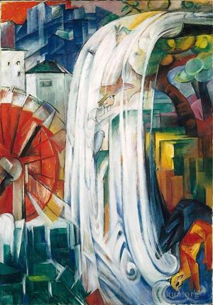 Artist Franz Marc's Work - The Bewitched Mill