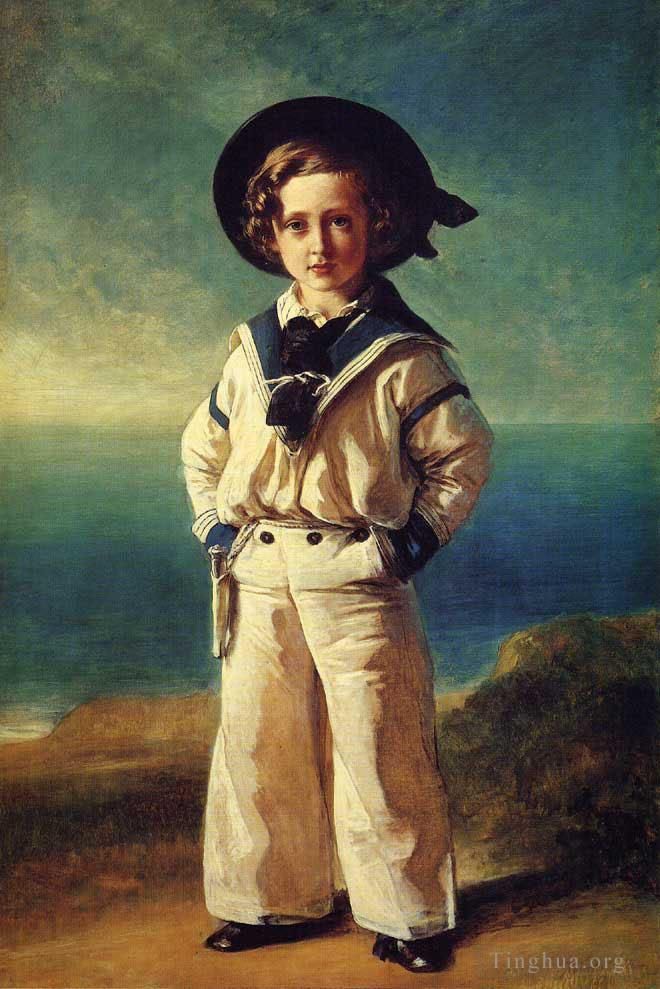 Franz Xaver Winterhalter Oil Painting - Albert Edward Prince of Wales