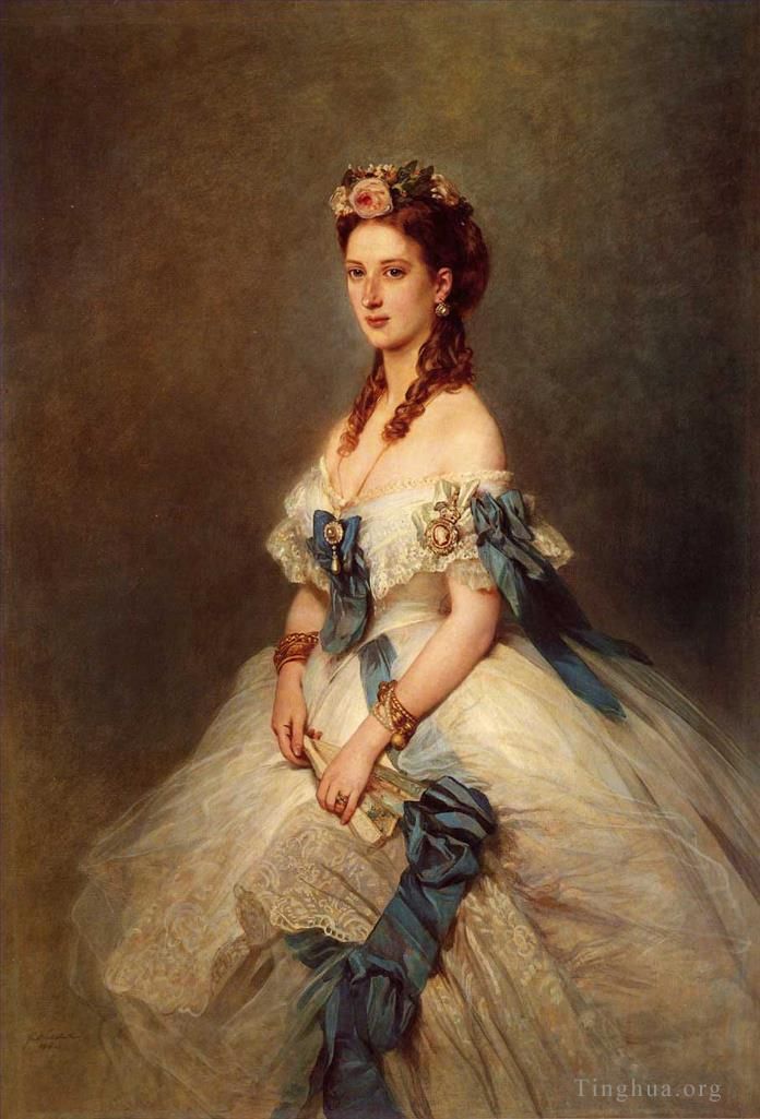 Franz Xaver Winterhalter Oil Painting - Alexandra Princess of Wales