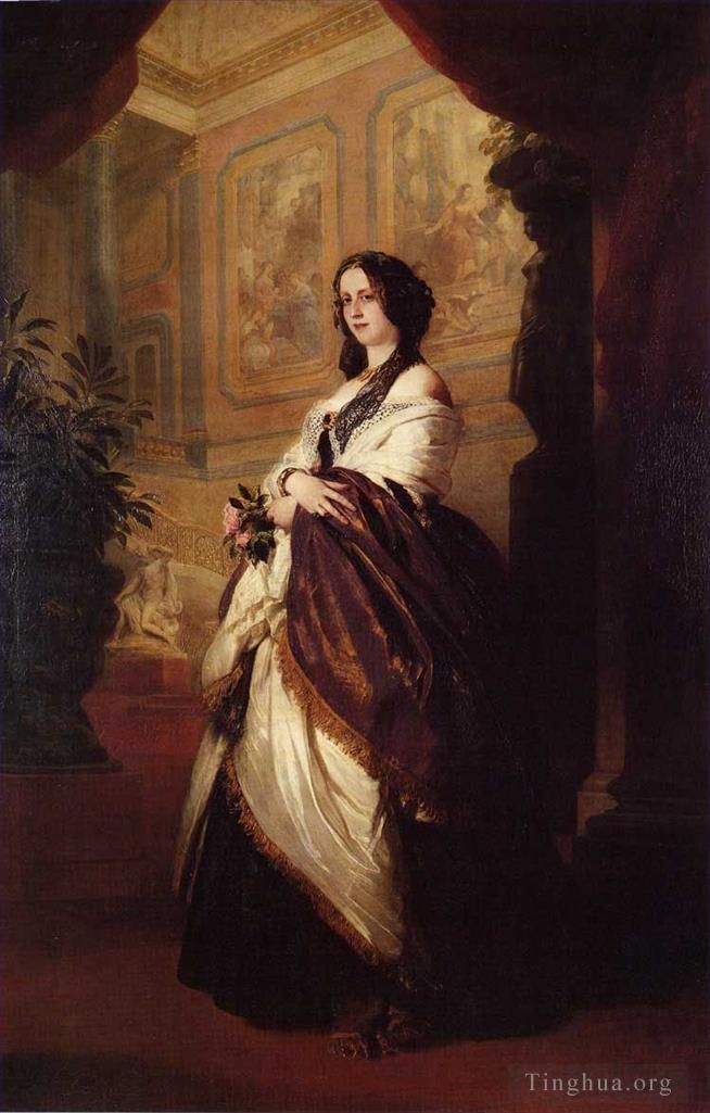 Franz Xaver Winterhalter Oil Painting - Harriet Howard Duchess of Sutherland