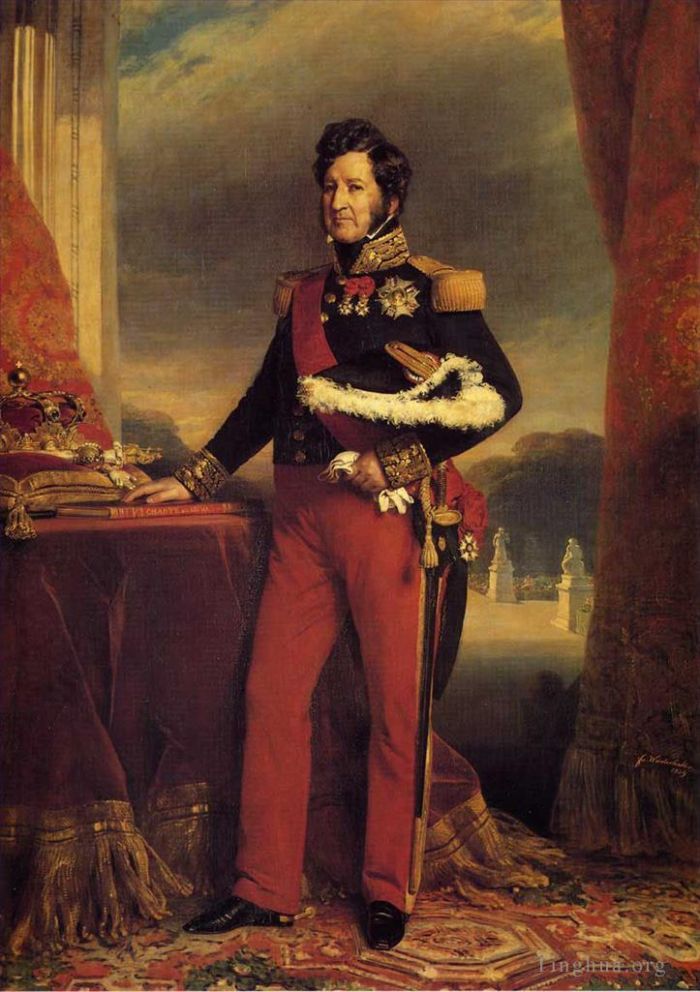 Franz Xaver Winterhalter Oil Painting - King Louis Philippe
