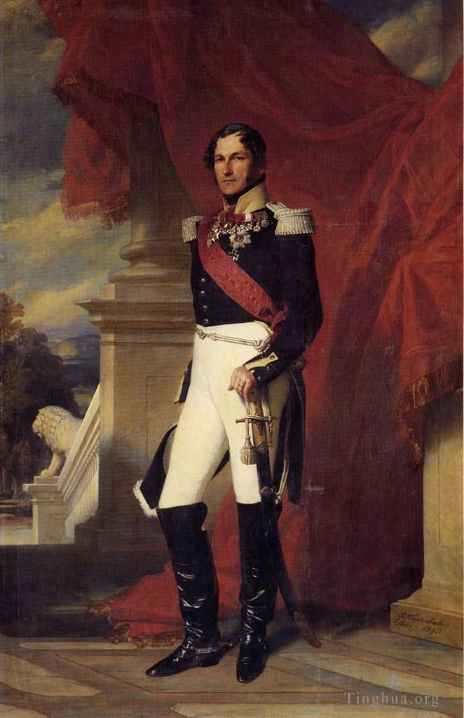 Franz Xaver Winterhalter Oil Painting - Leopold I King of the Belgians