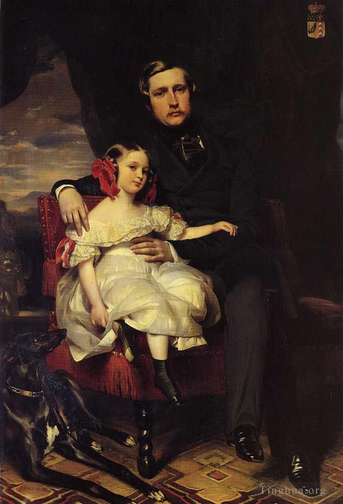 Franz Xaver Winterhalter Oil Painting - Napoleon Alexandre Louis Joseph Berthier
