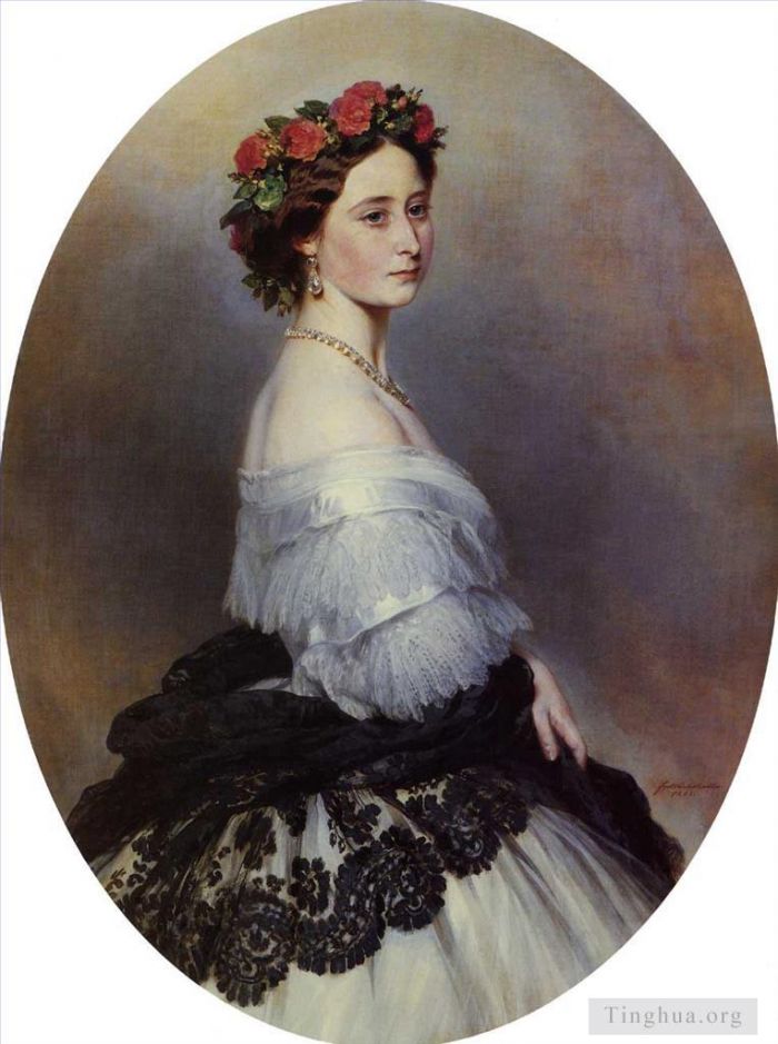 Franz Xaver Winterhalter Oil Painting - Princess Alice