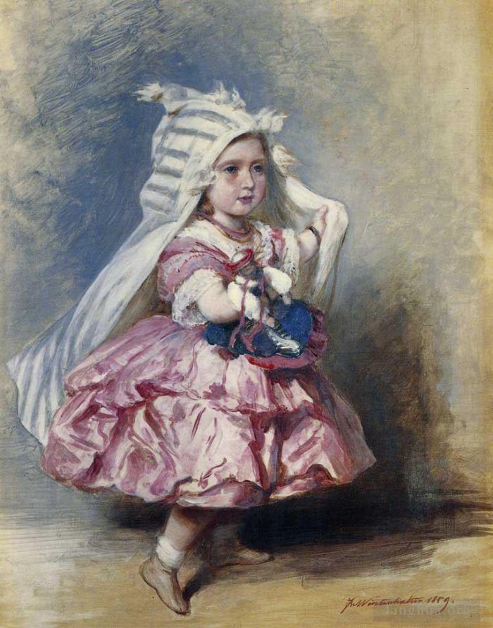 Franz Xaver Winterhalter Oil Painting - Princess Beatrice