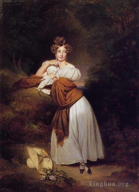 Franz Xaver Winterhalter Oil Painting - Sophie Guillemette Grand Duchess of Baden