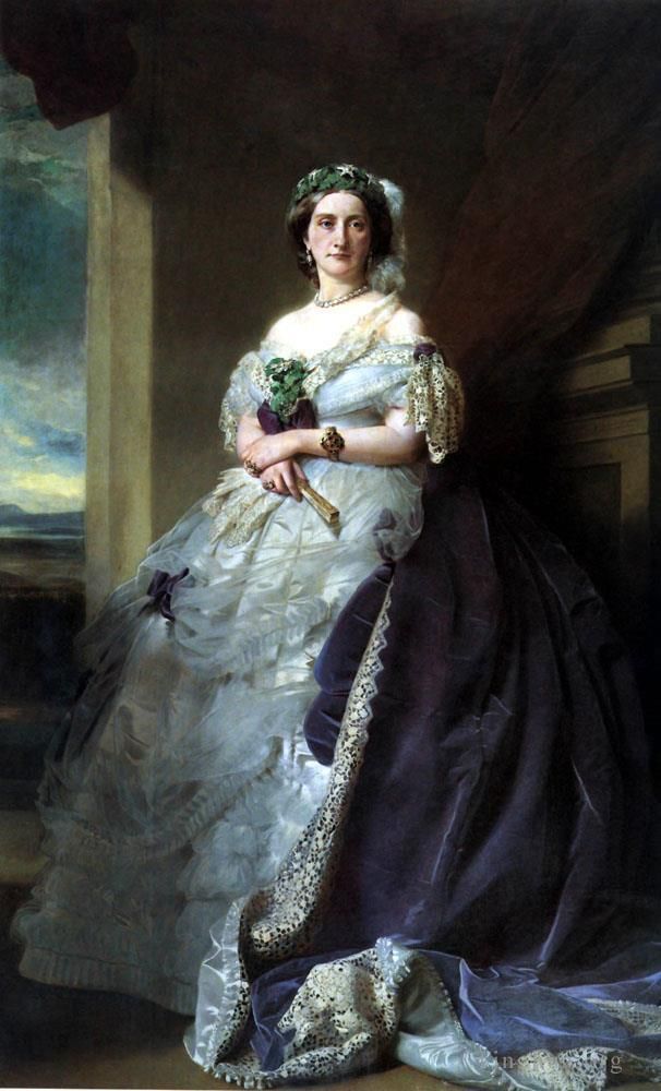 Franz Xaver Winterhalter Oil Painting - Woman