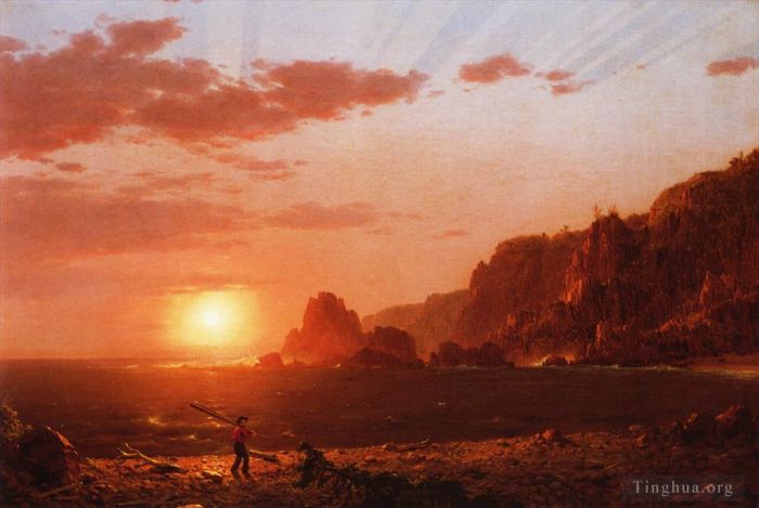 Frederic Edwin Church Oil Painting - Grand Manan Island
