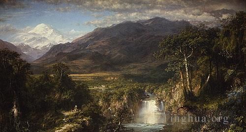 Frederic Edwin Church Oil Painting - Heart Of The Andes
