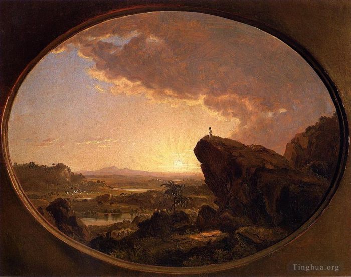 Frederic Edwin Church Oil Painting - Moses Viewing the Promised Land