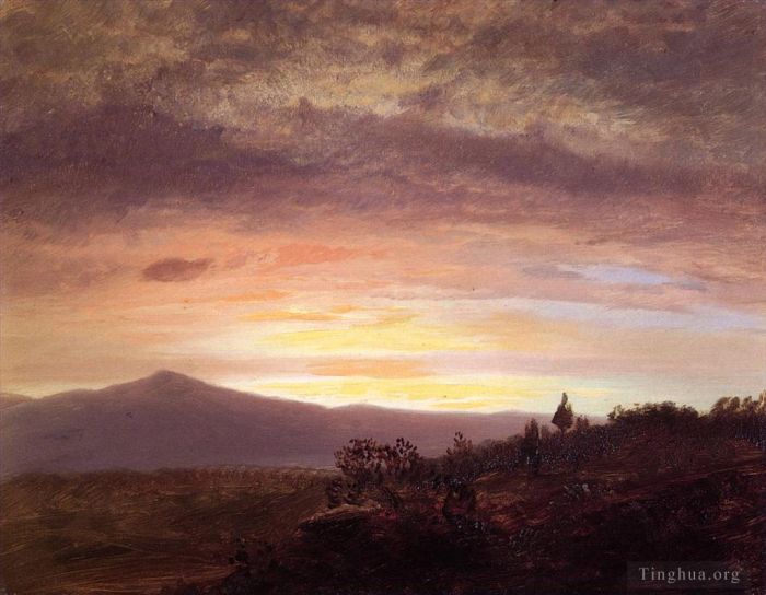 Frederic Edwin Church Oil Painting - Mount Ktaadn