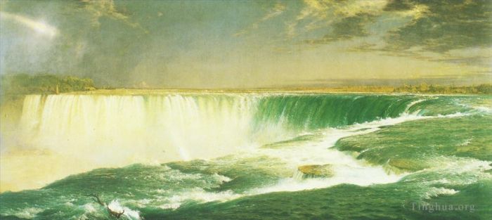 Frederic Edwin Church Oil Painting - Niagara Falls