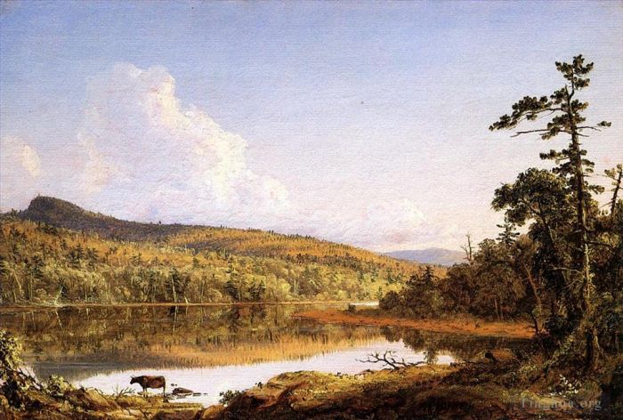 Frederic Edwin Church Oil Painting - North Lake