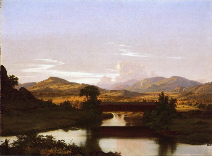Frederic Edwin Church Oil Painting - On Otter Creek